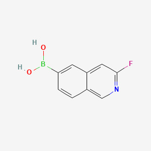 B580572 (3-Fluoroisoquinolin-6-yl)boronic acid CAS No. 1105710-34-6