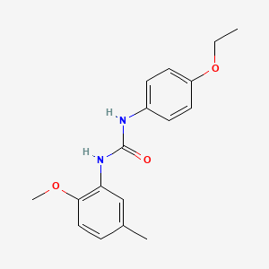 molecular formula C17H20N2O3 B5805731 N-(4-ethoxyphenyl)-N'-(2-methoxy-5-methylphenyl)urea 