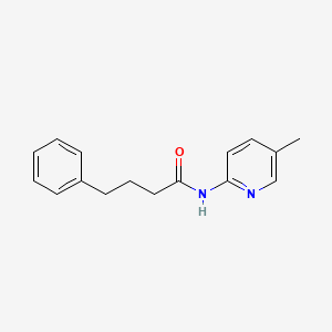 molecular formula C16H18N2O B5805856 N-(5-methylpyridin-2-yl)-4-phenylbutanamide 