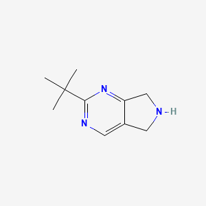 2-(tert-Butyl)-6,7-dihydro-5H-pyrrolo[3,4-d]pyrimidine