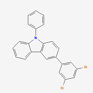 3-(3,5-Dibromophenyl)-9-phenyl-9H-carbazole