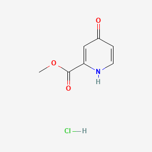 molecular formula C7H8ClNO3 B580601 Methyl 4-Hydroxypicolinate hydrochloride CAS No. 1256633-27-8