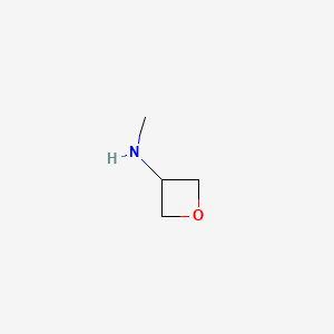 molecular formula C4H9NO B580611 N-methyloxetan-3-amine CAS No. 952182-03-5