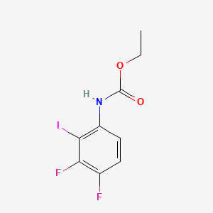 molecular formula C9H8F2INO2 B580617 Ethyl 3,4-difluoro-2-iodophenylcarbamate CAS No. 1268052-94-3