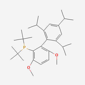 molecular formula C31H49O2P B580627 tBuBrettPhos CAS No. 1160861-53-9