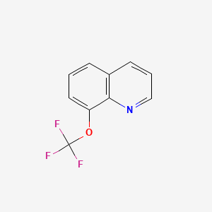 molecular formula C10H6F3NO B580638 8-(Trifluoromethoxy)quinoline CAS No. 1251032-62-8