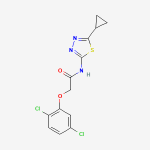 molecular formula C13H11Cl2N3O2S B5806432 N-(5-cyclopropyl-1,3,4-thiadiazol-2-yl)-2-(2,5-dichlorophenoxy)acetamide 