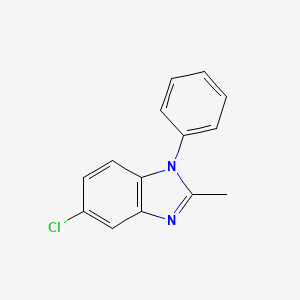 B5806595 5-chloro-2-methyl-1-phenyl-1H-benzimidazole CAS No. 84100-59-4