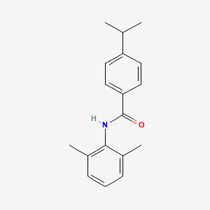 molecular formula C18H21NO B5806648 N-(2,6-dimethylphenyl)-4-(propan-2-yl)benzamide 