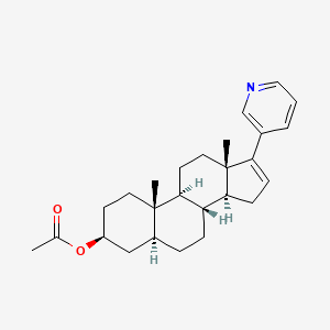 Androst-16-en-3-ol, 17-(3-pyridinyl)-, acetate (ester),(3beta,5alpha)-