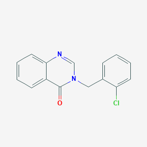 molecular formula C15H11ClN2O B5806731 3-(2-chlorobenzyl)quinazolin-4(3H)-one 