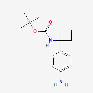 tert-Butyl (1-(4-aminophenyl)cyclobutyl)carbamate