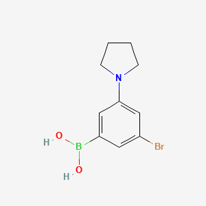 3-Bromo-5-pyrrolidinophenylboronic acid