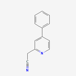 2-(4-Phenylpyridin-2-yl)acetonitrile
