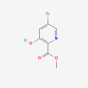 molecular formula C7H6BrNO3 B580684 Methyl 5-bromo-3-hydroxypicolinate CAS No. 1242320-57-5