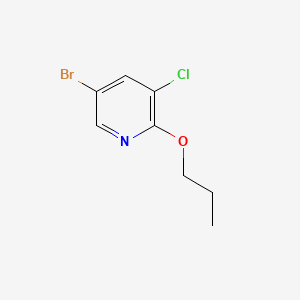5-Bromo-3-chloro-2-propoxypyridine