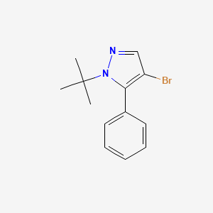 4-bromo-1-tert-butyl-5-phenyl-1H-pyrazole