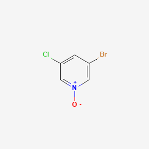molecular formula C5H3BrClNO B580691 3-Bromo-5-chloropyridine 1-oxide CAS No. 1221793-62-9