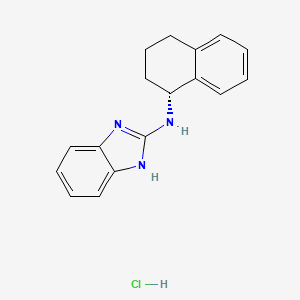 N-[(1R)-1,2,3,4-Tetrahydro-1-naphthalenyl]-1H-Benzimidazol-2-amine hydrochloride
