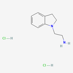 [2-(2,3-Dihydro-1H-indol-1-yl)ethyl]amine dihydrochloride