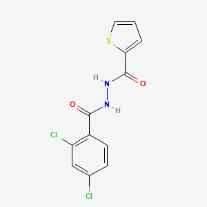 molecular formula C12H8Cl2N2O2S B5807022 N'-(2,4-dichlorobenzoyl)thiophene-2-carbohydrazide 