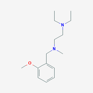 molecular formula C15H26N2O B5807095 N',N'-diethyl-N-[(2-methoxyphenyl)methyl]-N-methylethane-1,2-diamine 
