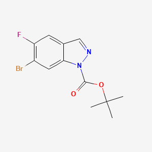 tert-Butyl 6-bromo-5-fluoro-1H-indazole-1-carboxylate