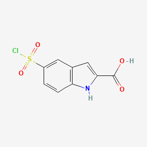 5-(Chlorosulfonyl)-1H-indole-2-carboxylic acid