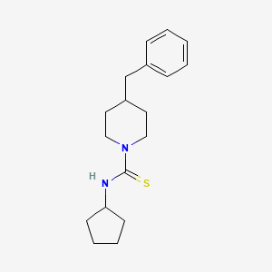 molecular formula C18H26N2S B5807285 4-benzyl-N-cyclopentylpiperidine-1-carbothioamide 