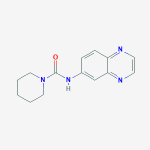 molecular formula C14H16N4O B5807300 N-quinoxalin-6-ylpiperidine-1-carboxamide 