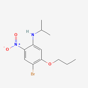4-Bromo-N-isopropyl-2-nitro-5-propoxyaniline