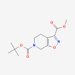 6-tert-butyl 3-methyl 4,5-dihydroisoxazolo[5,4-c]pyridine-3,6(7H)-dicarboxylate