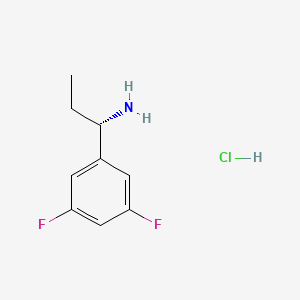 (S)-1-(3,5-DIFLUOROPHENYL)PROPAN-1-AMINE hydrochloride