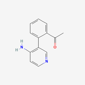 1-(2-(4-Aminopyridin-3-yl)phenyl)ethanone