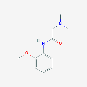molecular formula C11H16N2O2 B5807440 N~1~-(2-methoxyphenyl)-N~2~,N~2~-dimethylglycinamide 