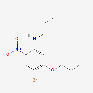 4-Bromo-2-nitro-5-propoxy-N-propylaniline