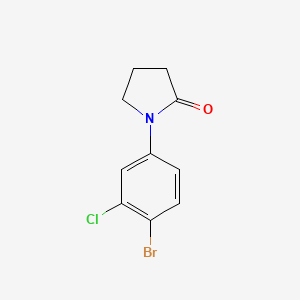 1-(4-Bromo-3-chlorophenyl)pyrrolidin-2-one