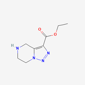 Ethyl 4,5,6,7-tetrahydro-[1,2,3]triazolo[1,5-a]pyrazine-3-carboxylate