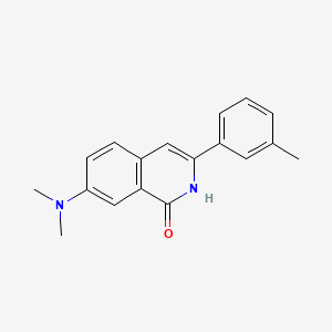 7-(dimethylamino)-3-m-tolylisoquinolin-1(2H)-one