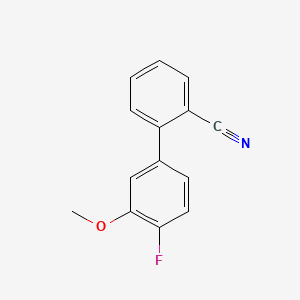 2-(4-Fluoro-3-methoxyphenyl)benzonitrile