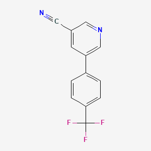 5-(4-(Trifluoromethyl)phenyl)nicotinonitrile