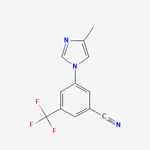 3-(4-Methyl-1H-imidazol-1-YL)-5-(trifluoromethyl)benzonitrile