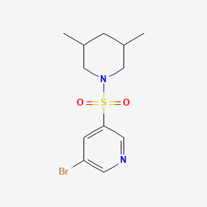 3-Bromo-5-(3,5-dimethylpiperidin-1-ylsulfonyl)pyridine