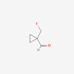 1-(Fluoromethyl)cyclopropane-1-carbaldehyde