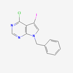 7-Benzyl-4-chloro-5-iodo-7H-pyrrolo[2,3-d]pyrimidine