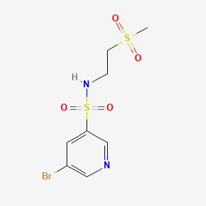 5-Bromo-n-(2-(methylsulfonyl)ethyl)pyridine-3-sulfonamide