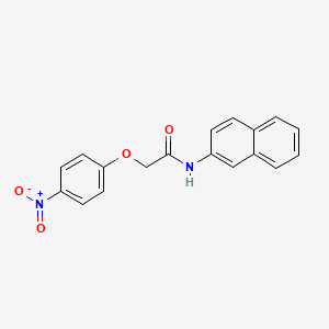 molecular formula C18H14N2O4 B5807794 N-(naphthalen-2-yl)-2-(4-nitrophenoxy)acetamide 