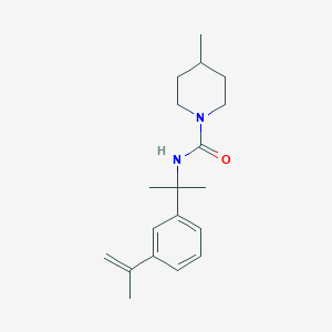 molecular formula C19H28N2O B5807848 N-[1-(3-isopropenylphenyl)-1-methylethyl]-4-methyl-1-piperidinecarboxamide 