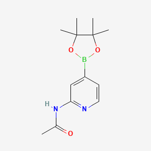 N-(4-(4,4,5,5-tetramethyl-1,3,2-dioxaborolan-2-yl)pyridin-2-yl)acetamide
