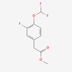 4-(Difluoromethoxy)-3-fluorophenylacetic acid methyl ester